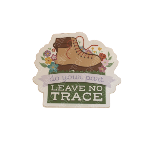 Leave No Trace Sticker