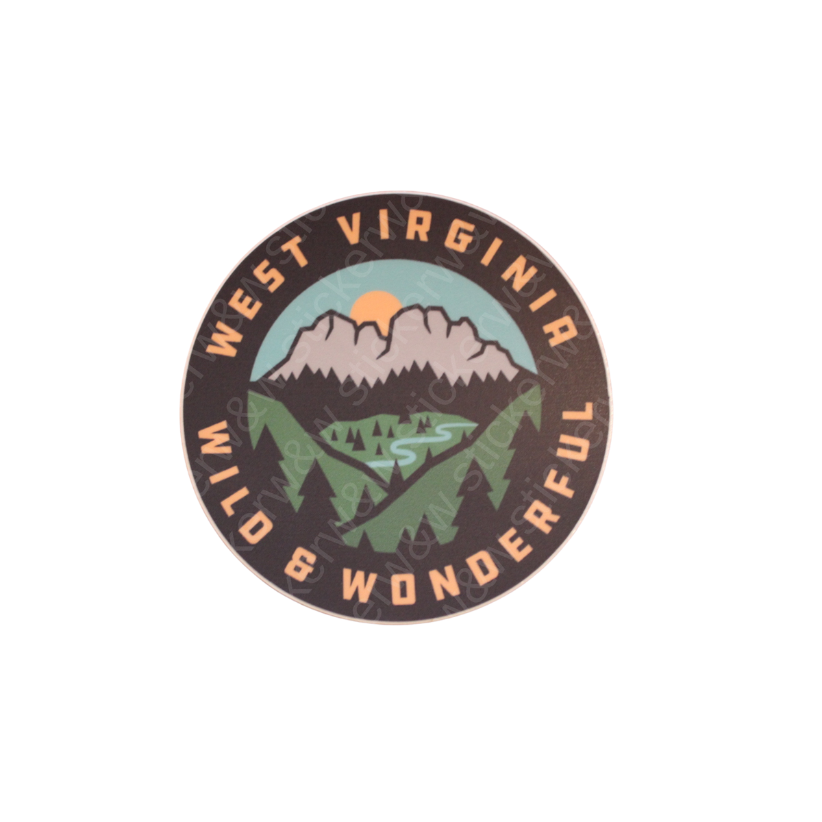 Wild and Wonderful Scenery Sticker
