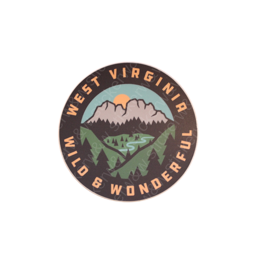 Wild and Wonderful Scenery Sticker