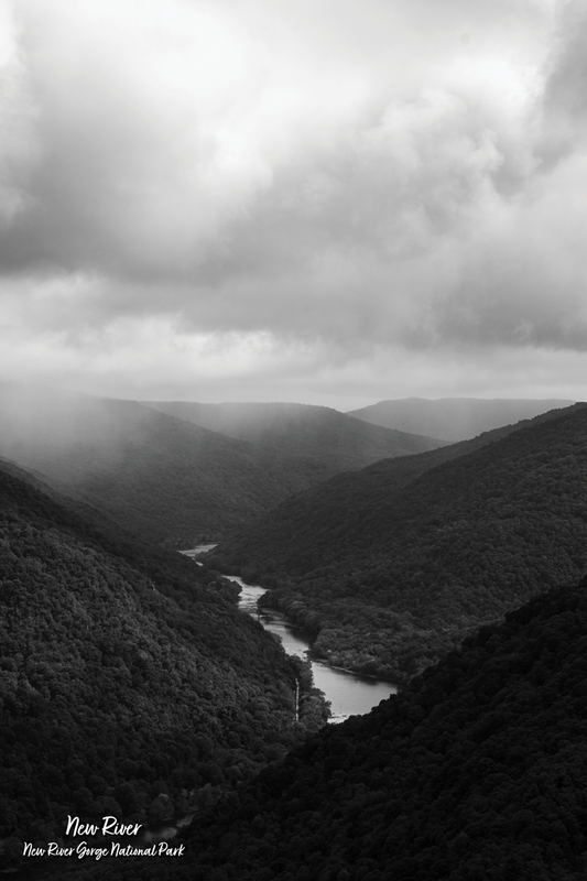 24x36 Poster: New River, New River Gorge National Park