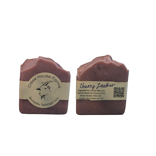 Cherry Leather Soap Bar