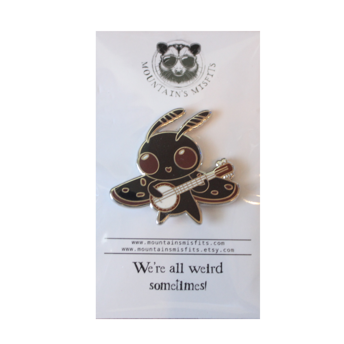 Mothman Banjo Pin