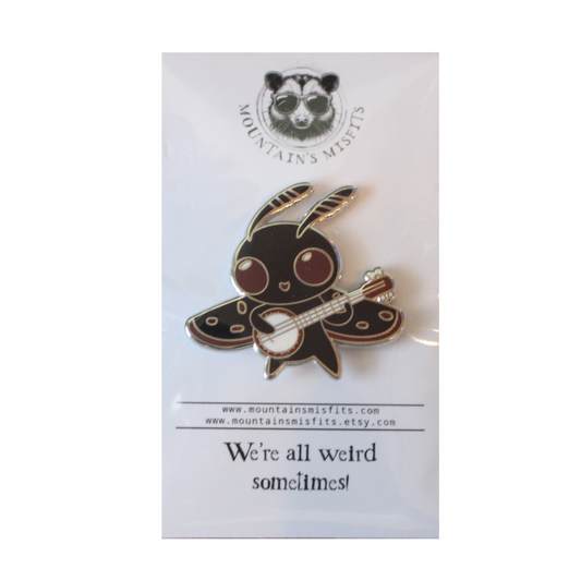Mothman Banjo Pin